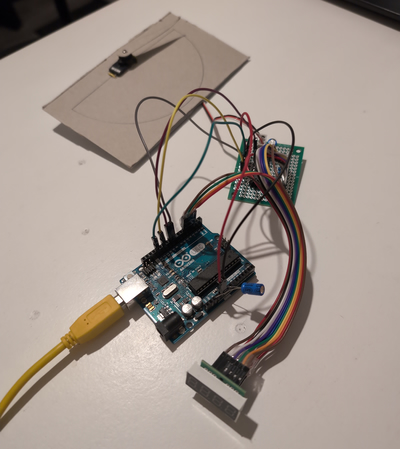 Prototype using the strip board