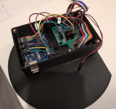 Fitting all components inside the shell